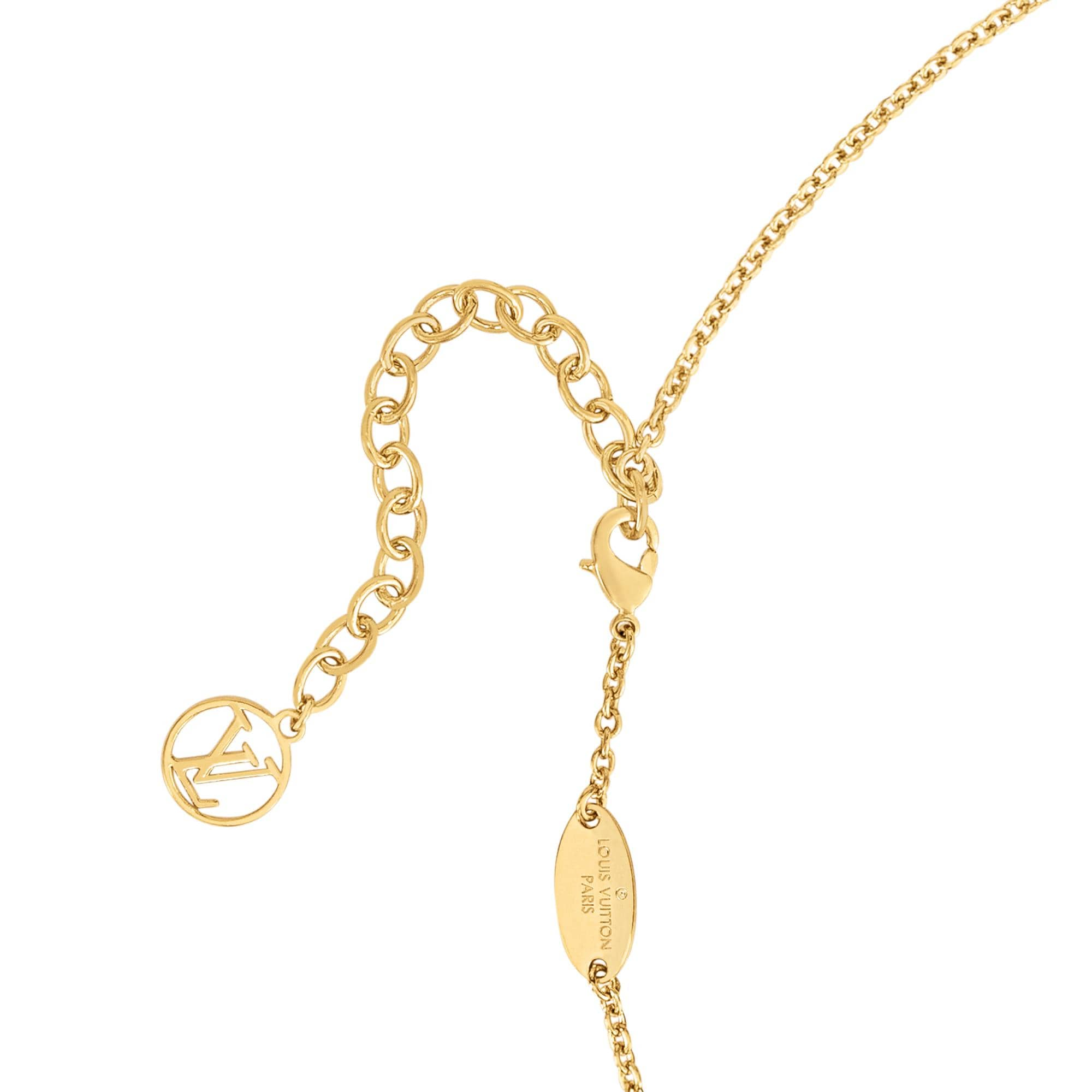 Louis vuitton clearance logomania necklace